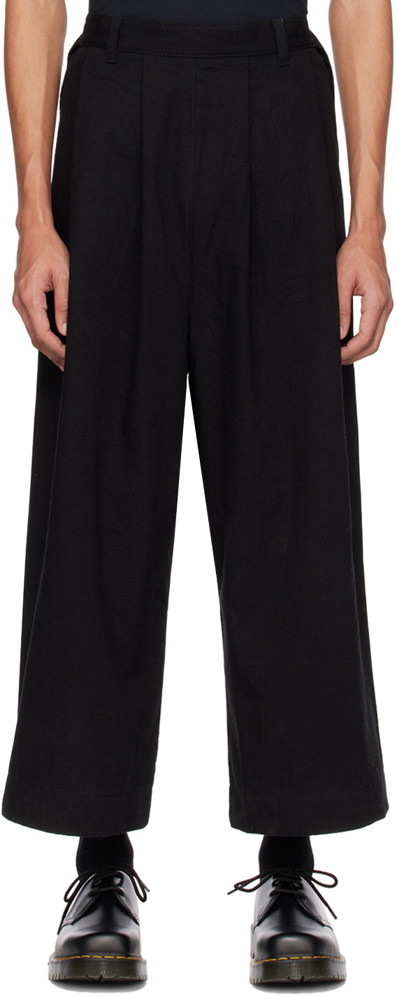 Naked Famous Denim Ssense Exclusive Black Trousers Naked And Famous Denim