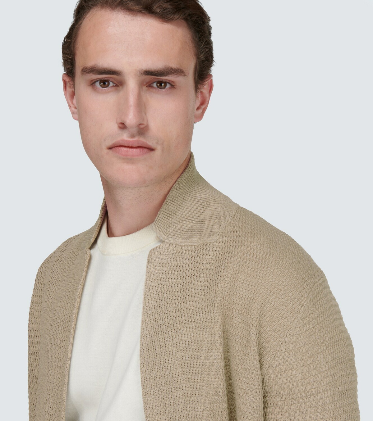 Loro Piana Silk And Linen Cardigan Loro Piana