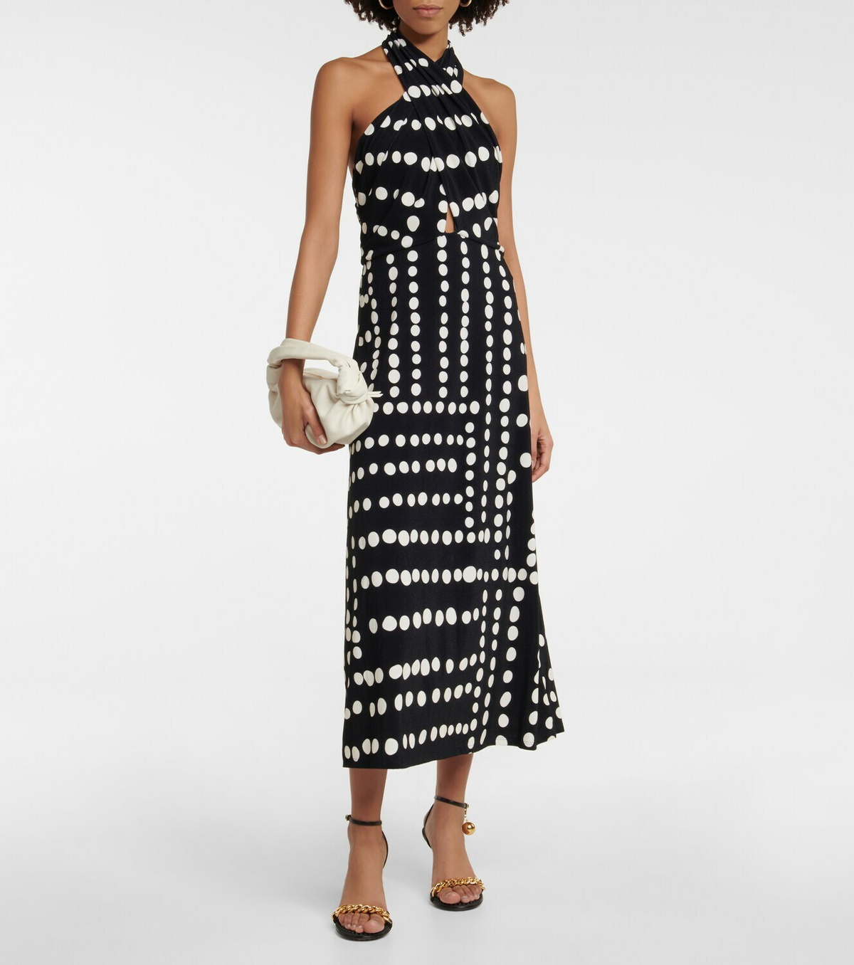 Johanna Ortiz Printed Halterneck Midi Dress Johanna Ortiz