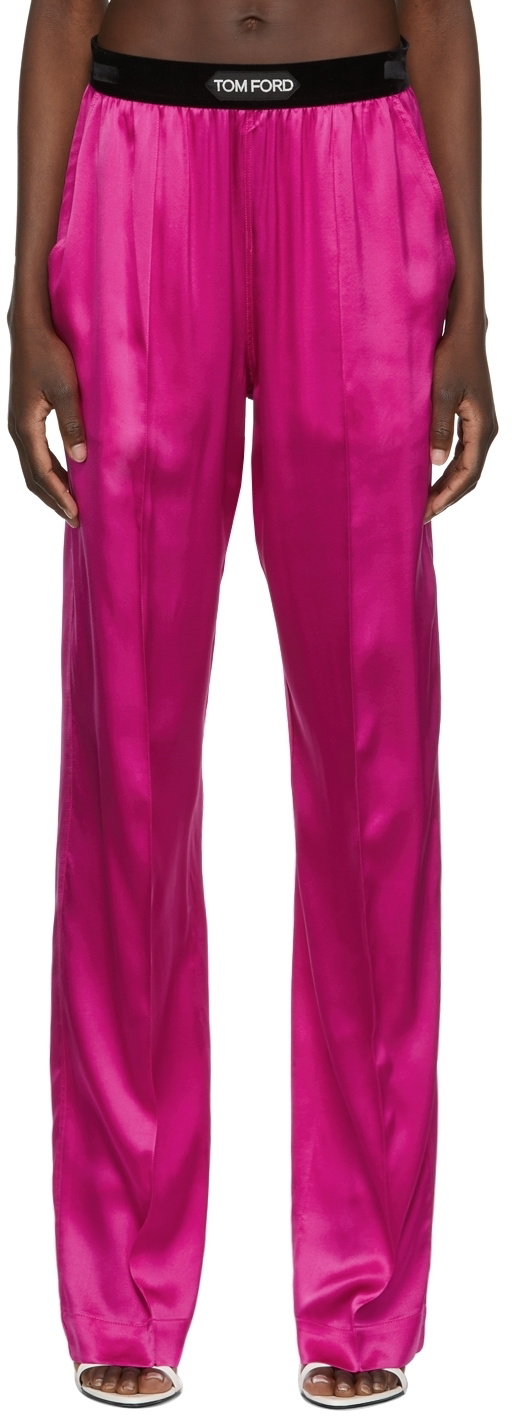 TOM FORD Pink Silk PJ Lounge Pants TOM FORD