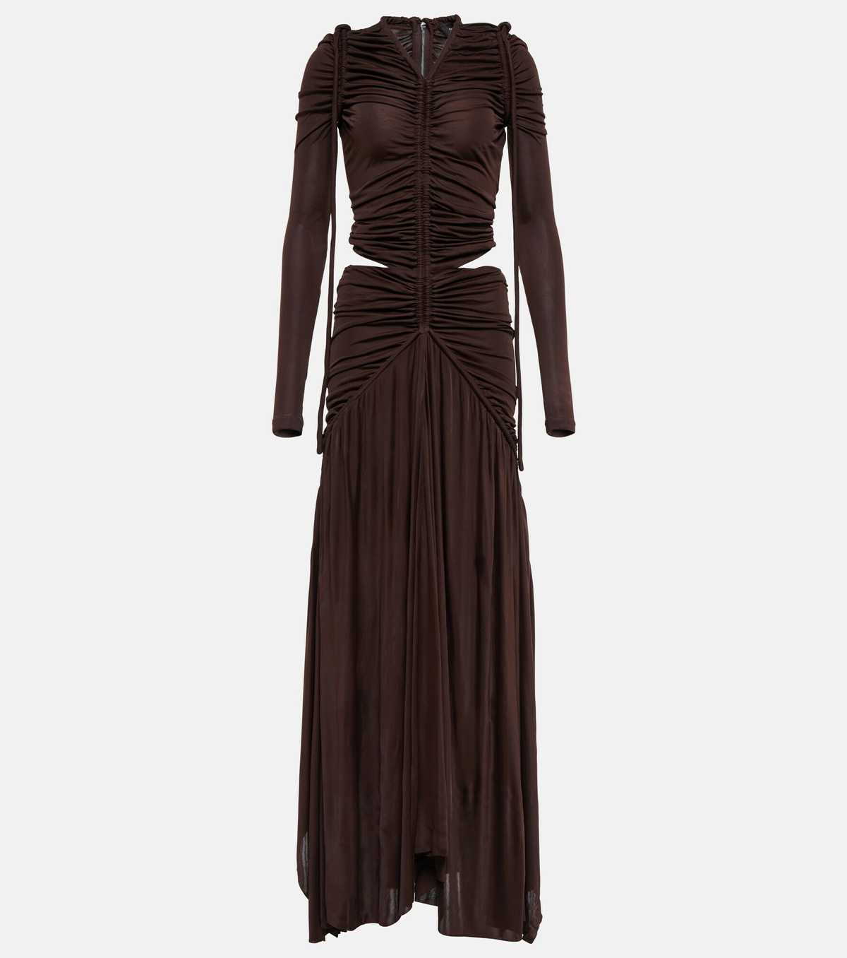 Proenza Schouler Ruched Cutout Jersey Maxi Dress Proenza Schouler