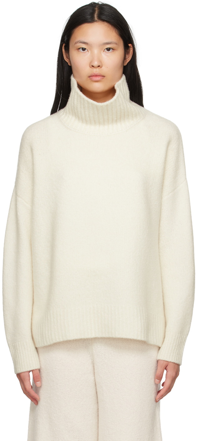 Lisa Yang White The Elwinn Turtleneck Lisa Yang