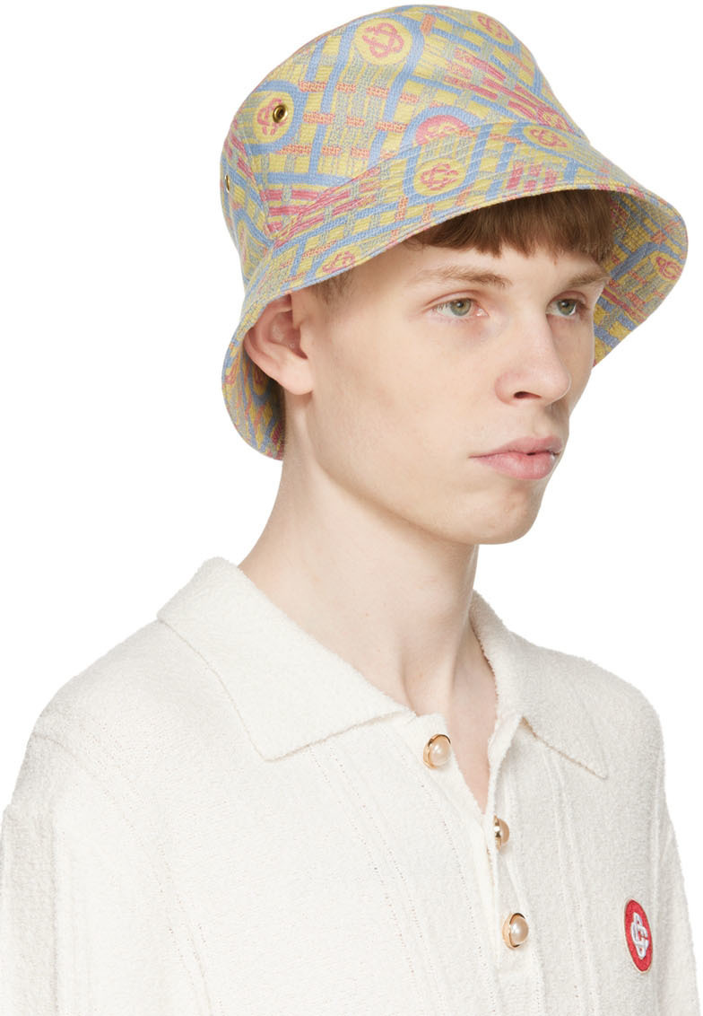 Casablanca Multicolor Wool Bucket Hat Casablanca