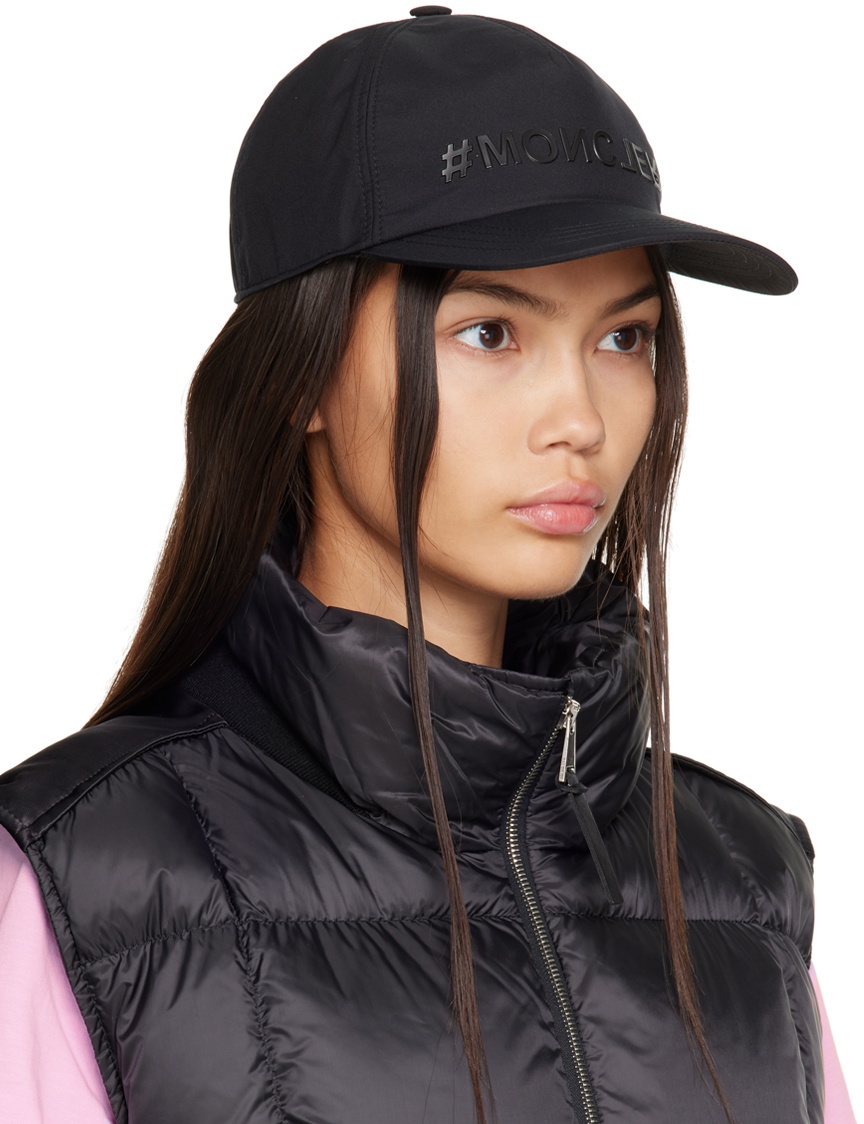 Moncler Grenoble Black Logo Cap Moncler Grenoble