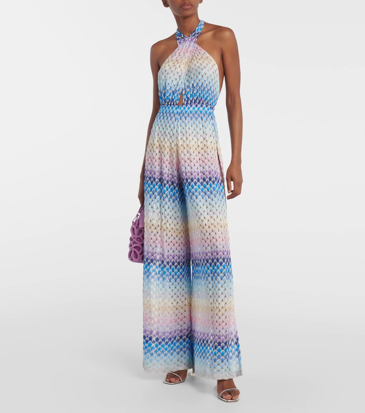 Missoni Mare Zig Zag Halterneck Jumpsuit Missoni Mare