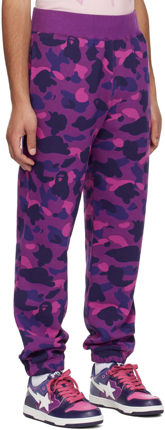 BAPE Purple Camo Lounge Pants A Bathing Ape