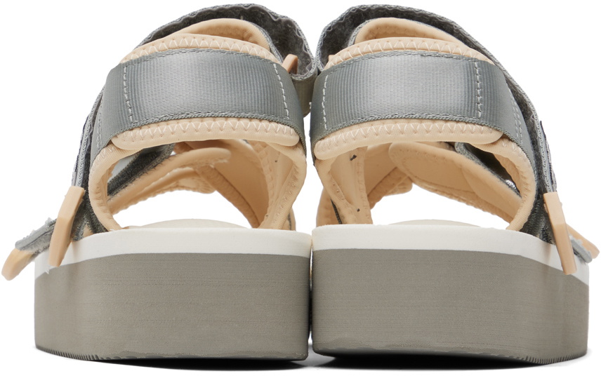 Suicoke Gray White KISEE PO Sandals Suicoke