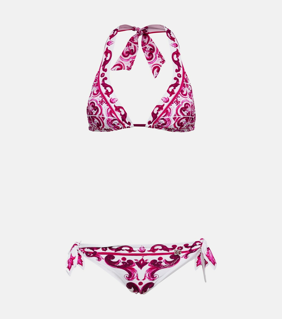 Dolce Gabbana Majolica Triangle Bikini Dolce Gabbana