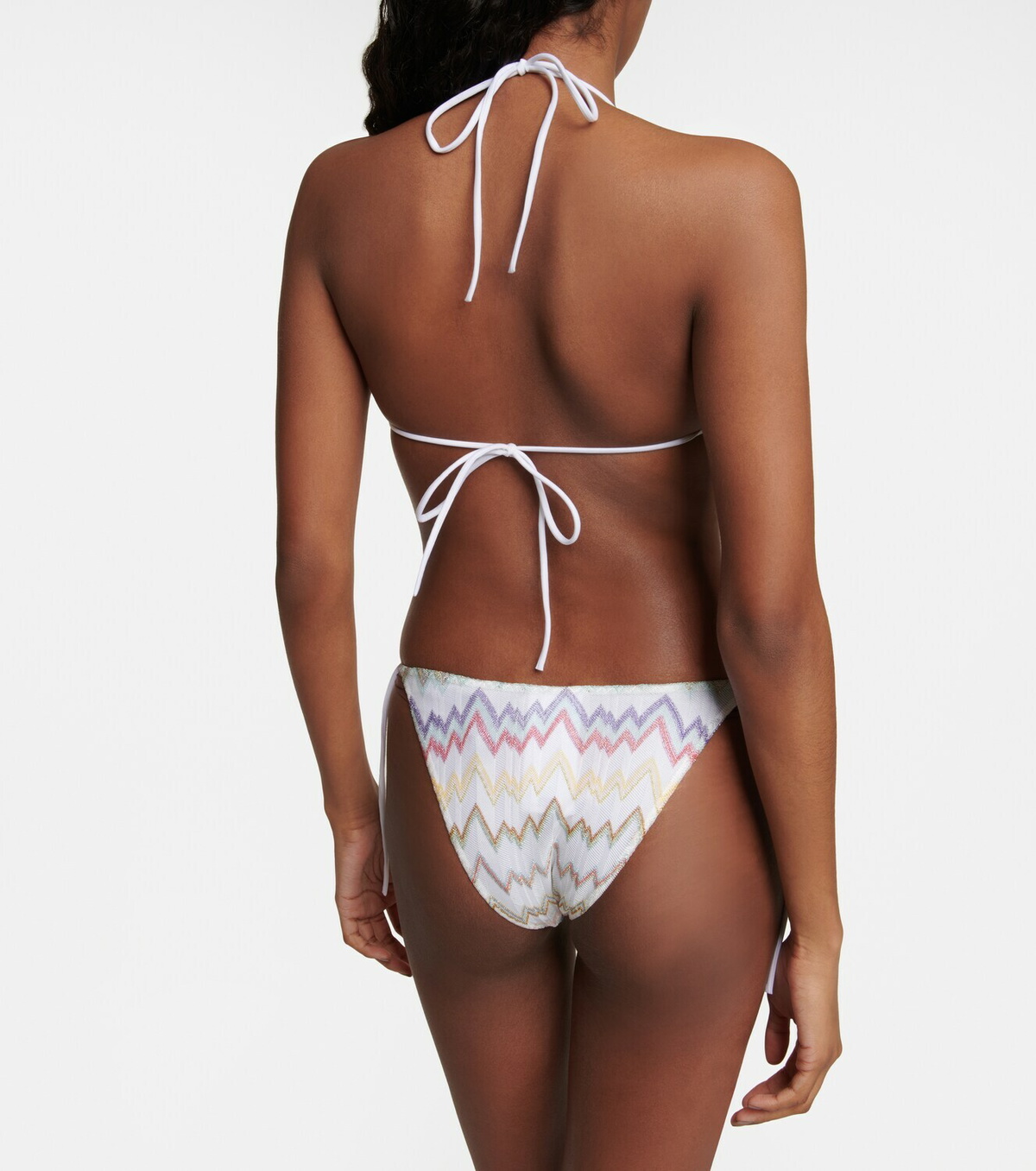 Missoni Mare Zig Zag Metallic Knit Bikini Missoni Mare