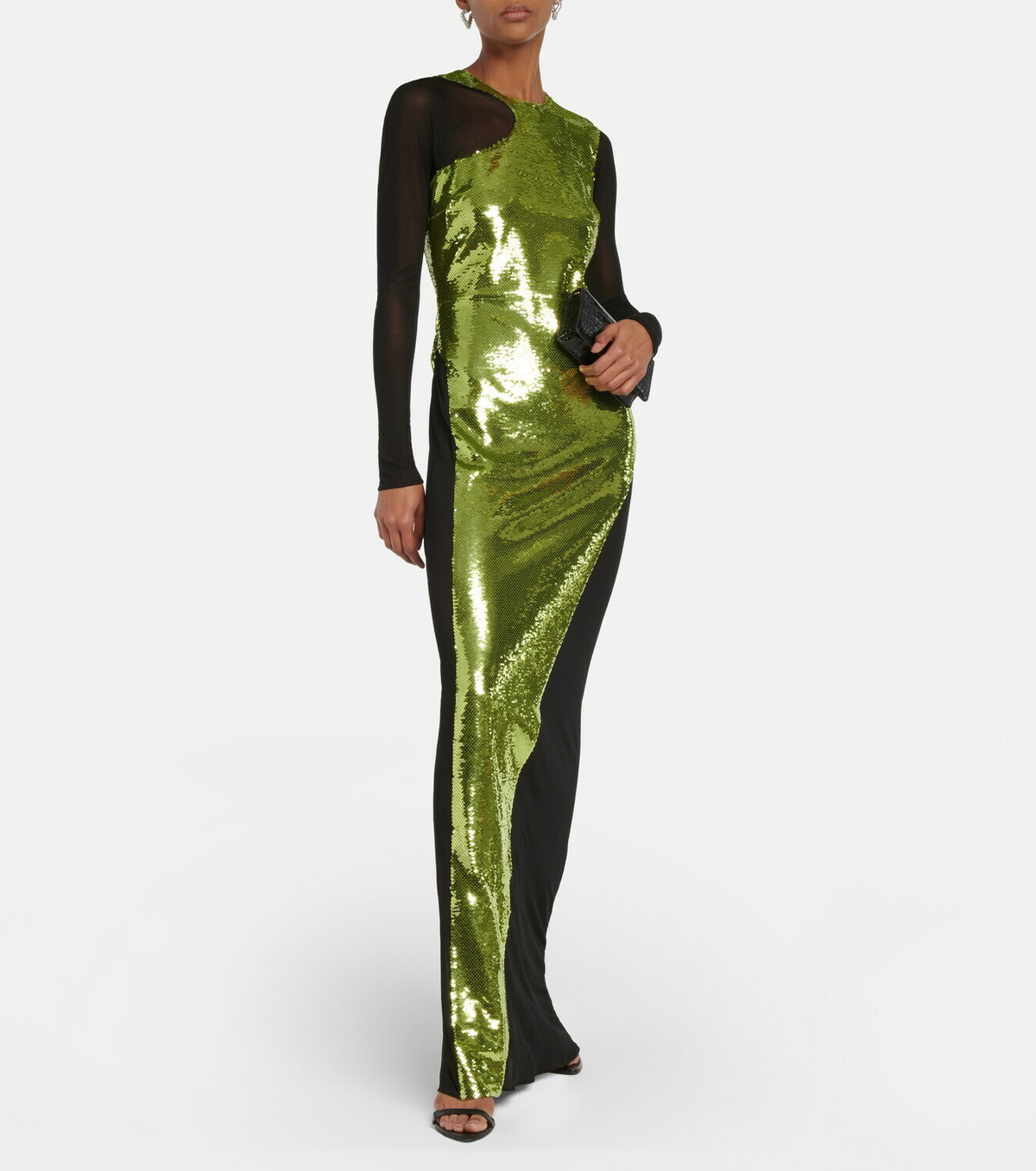 Tom Ford Liquid Sequin And Tulle Gown Tom Ford