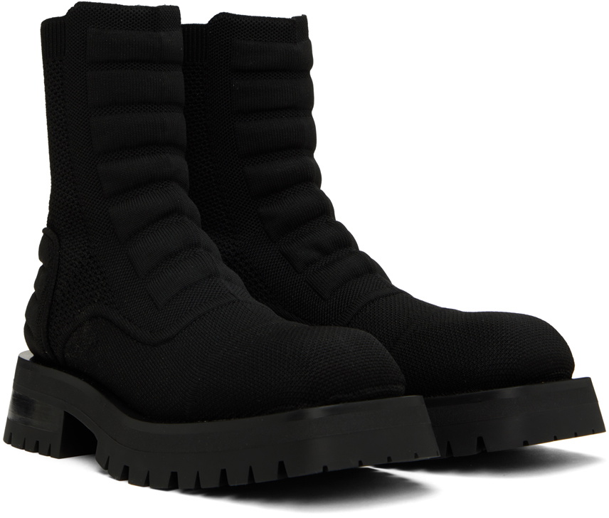 Balmain Black Army Chelsea Boots Balmain