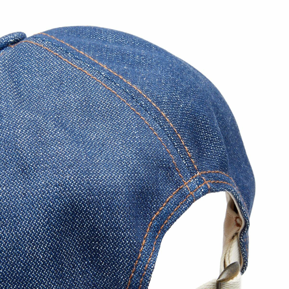 Acne Studios Men S Carliy Denim Patch Cap In Indigo Blue Acne Studios