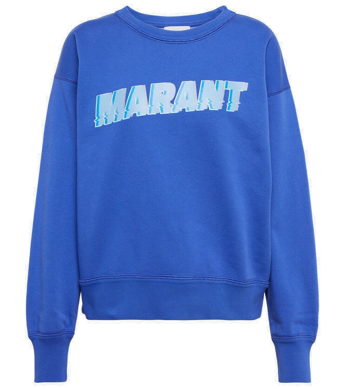 Marant Etoile Mobyli Logo Cotton Blend Sweatshirt Isabel Marant Etoile