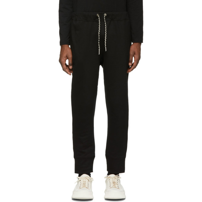 Jil Sander Black Jersey Lounge Pants Jil Sander