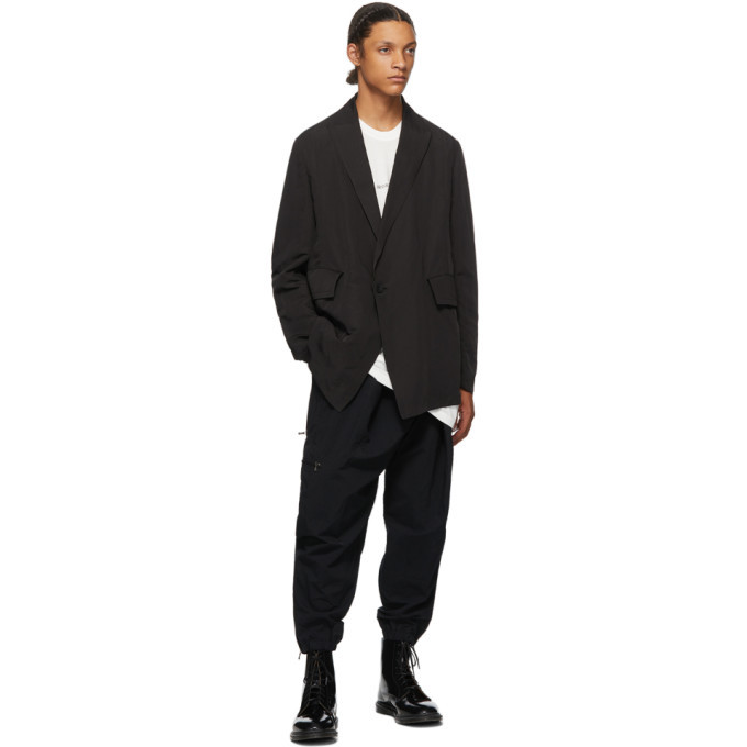 Julius Black Zip Cargo Pants Julius