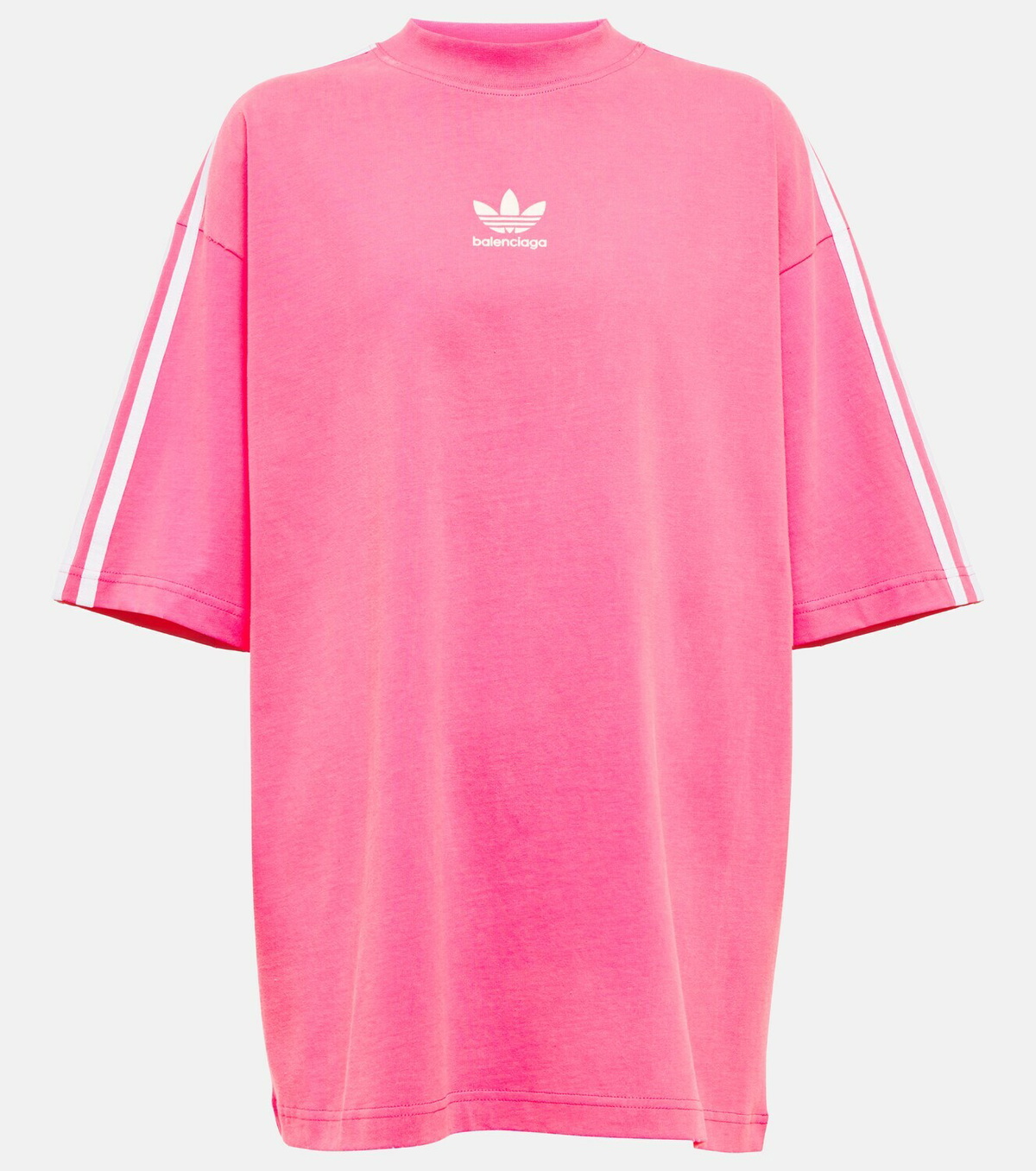 Balenciaga X Adidas Logo Cotton T Shirt Balenciaga