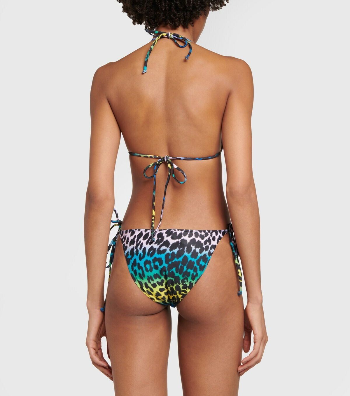 Ganni Leopard Print Bikini Bottoms GANNI