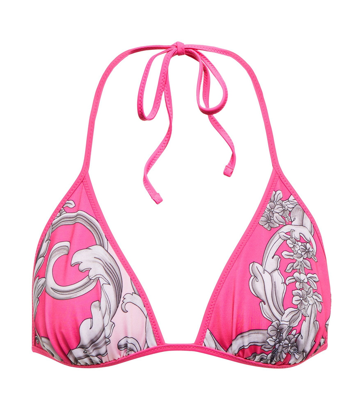 Versace Baroque Reversible Bikini Top Versace