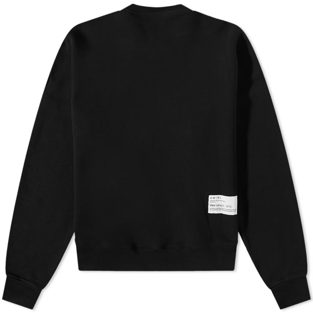 Amiri Wes Lang Reaper Crew Sweat In Alabaster Amiri