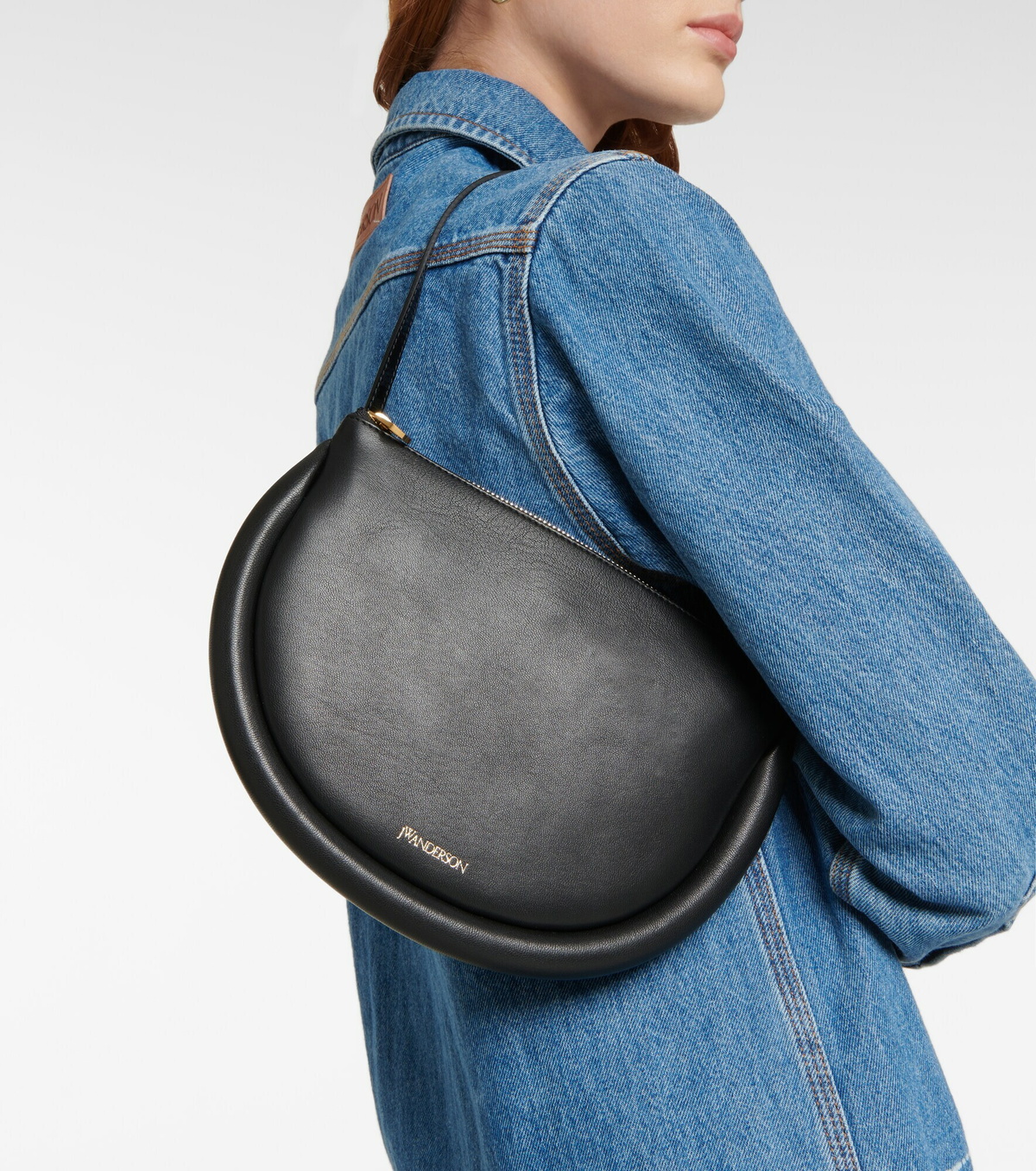 JW Anderson The Bumper Moon Leather Shoulder Bag JW Anderson