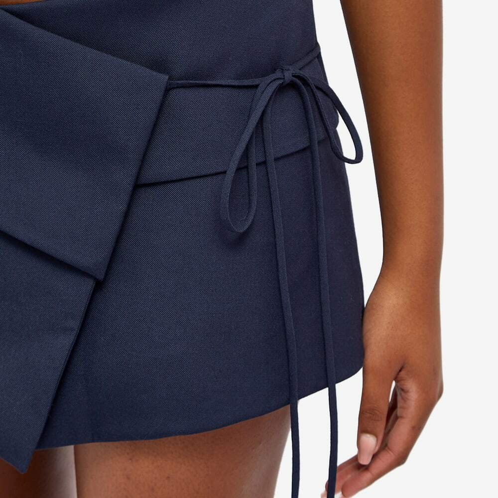 Aya Muse Women S Eury Layer Mini Skirt In Navy Aya Muse