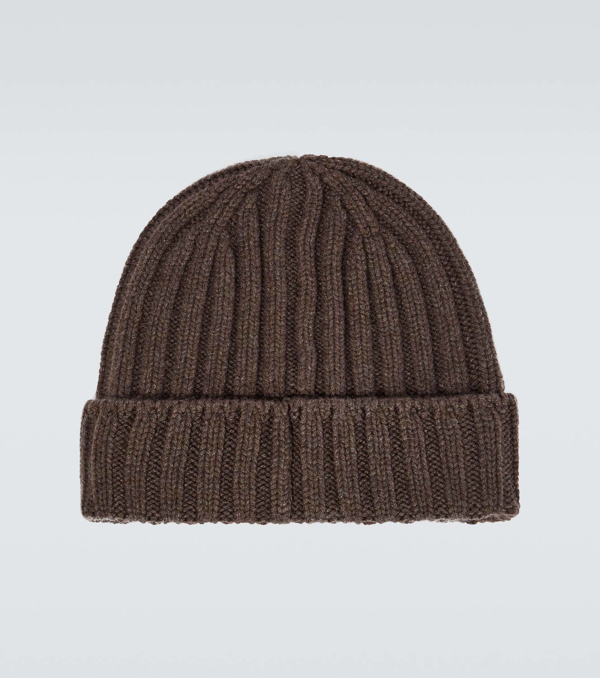 Brunello Cucinelli Ribbed Knit Cashmere Beanie Brunello Cucinelli