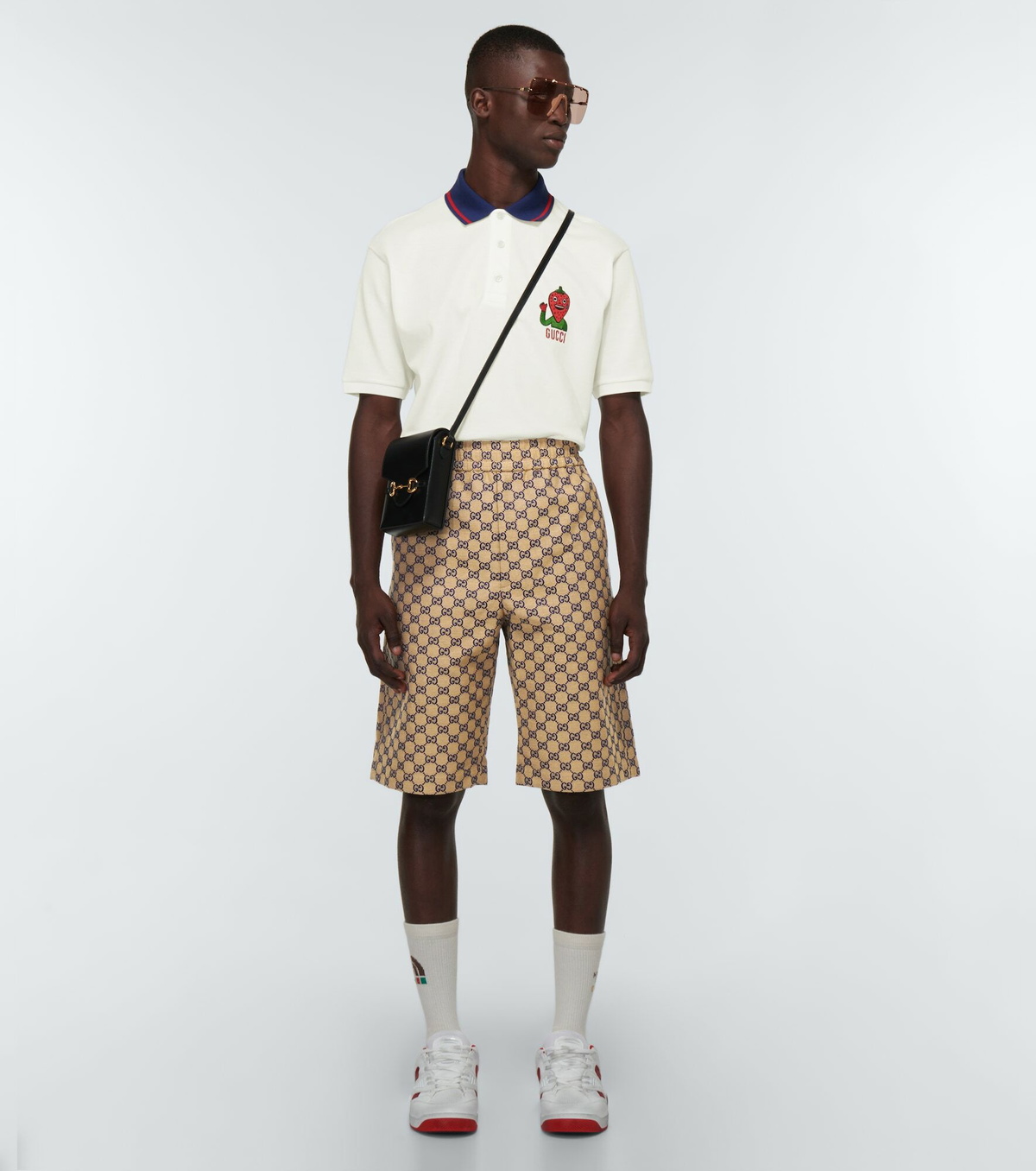 Gucci Gg Canvas Bermuda Shorts Gucci