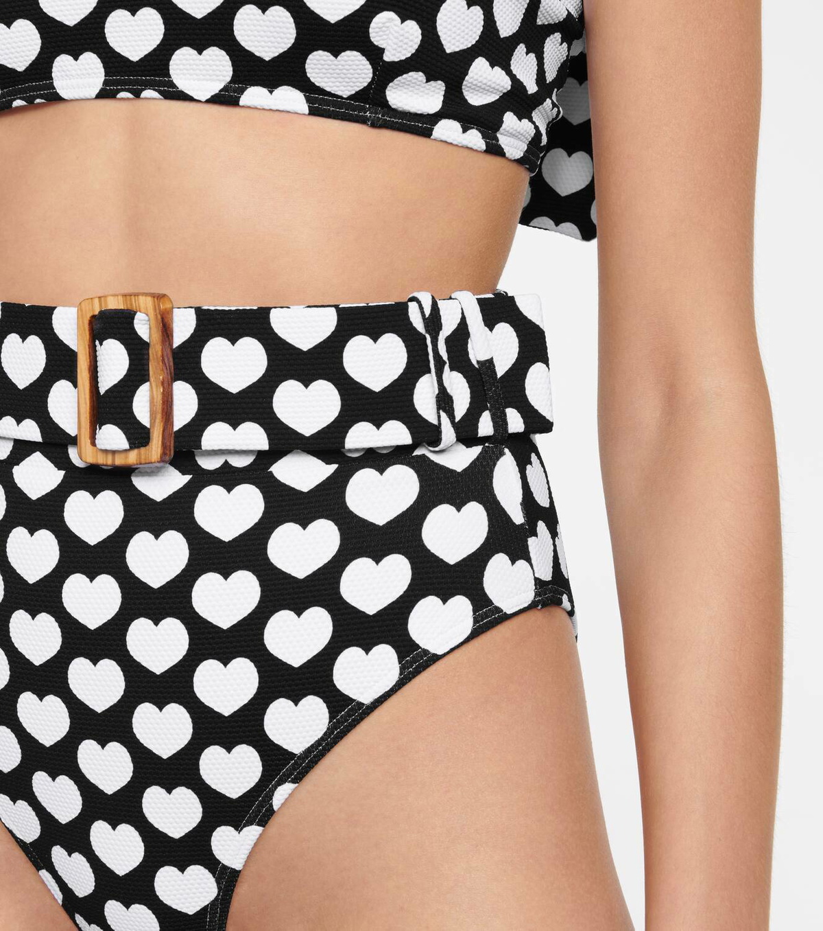 Alexandra Miro Ursula Heart Print Bikini Bottoms Alexandra Miro