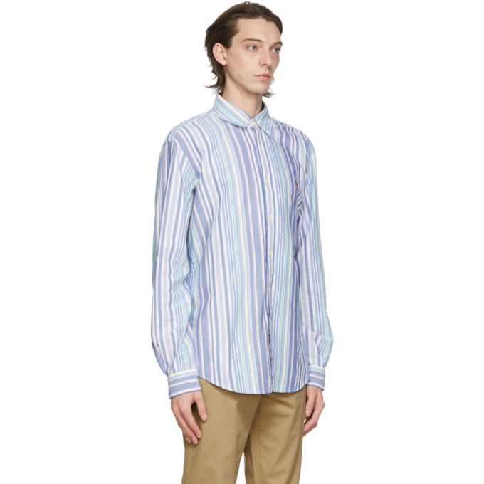 Polo Ralph Lauren Blue Striped Classic Fit Shirt Polo Ralph Lauren