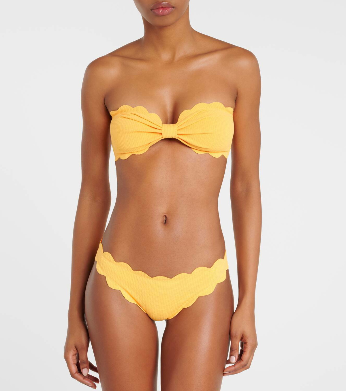 Marysia Antibes Scalloped Bandeau Bikini Top Marysia