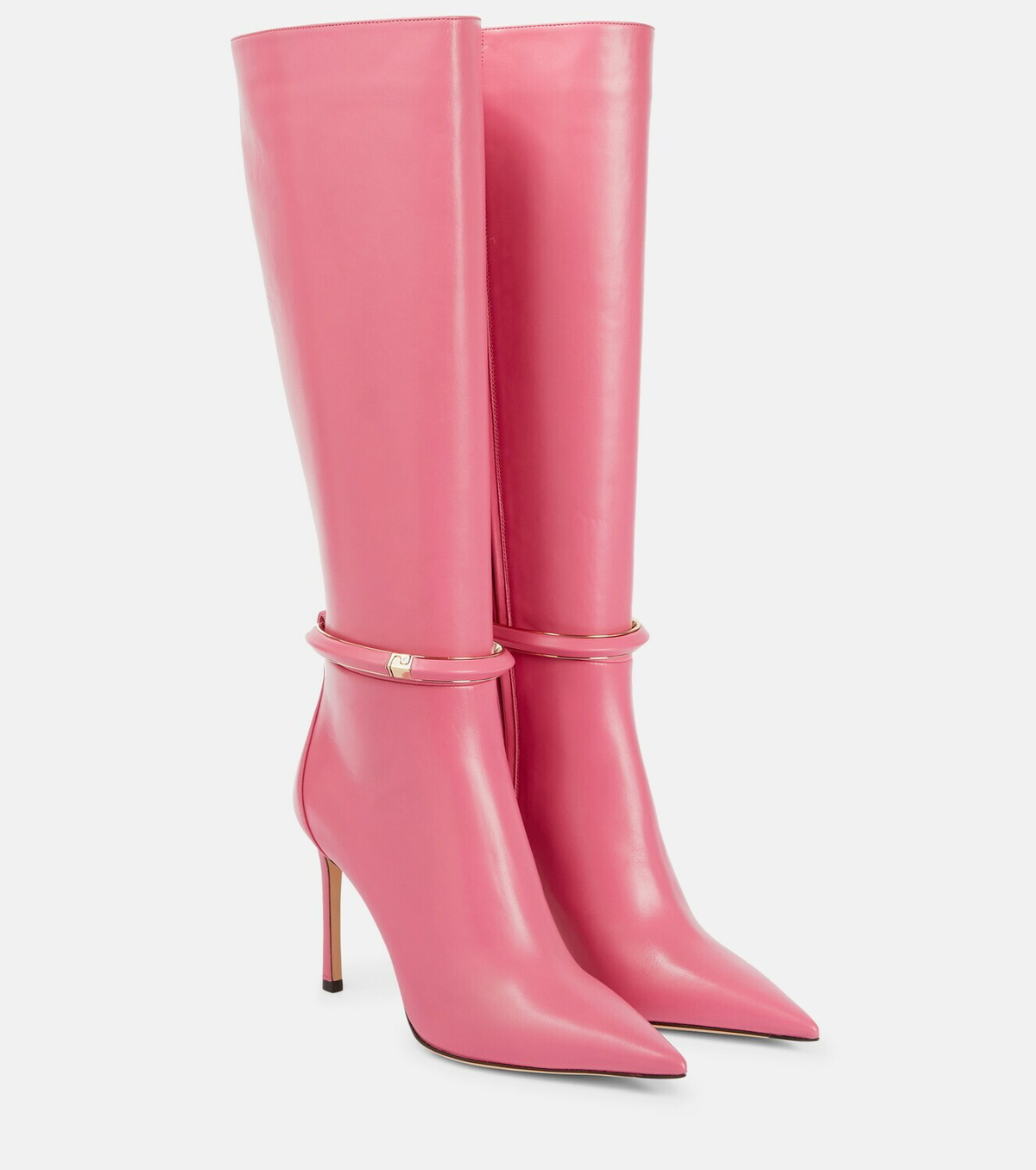 Jimmy Choo Dreece Leather Knee High Boots Jimmy Choo