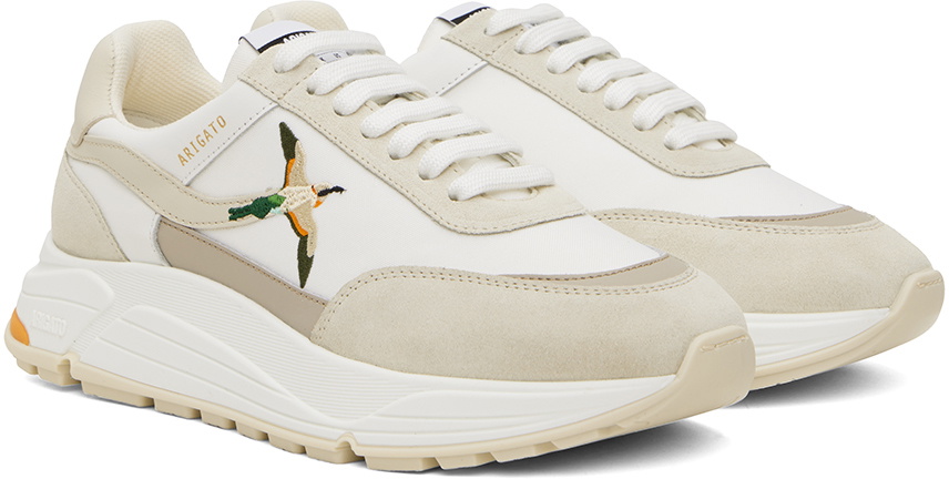 Axel Arigato Beige White Rush Bee Bird Sneakers Axel Arigato