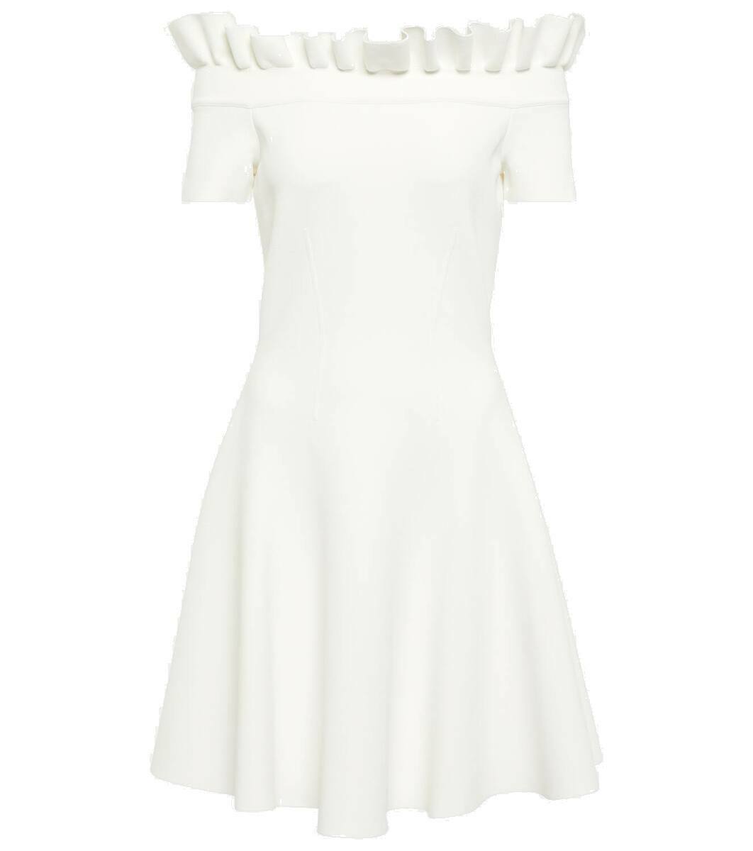 Alexander McQueen Ruffle Trimmed Minidress Alexander McQueen