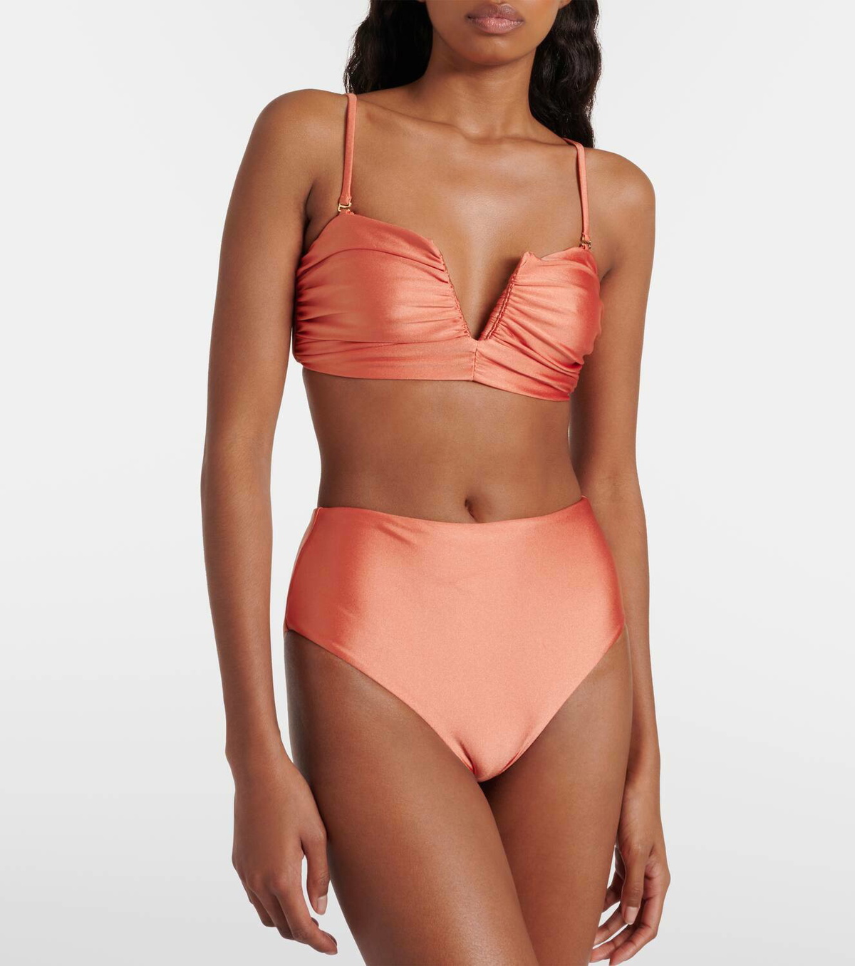 Jade Swim Bound High Rise Bikini Bottom Jade Swim