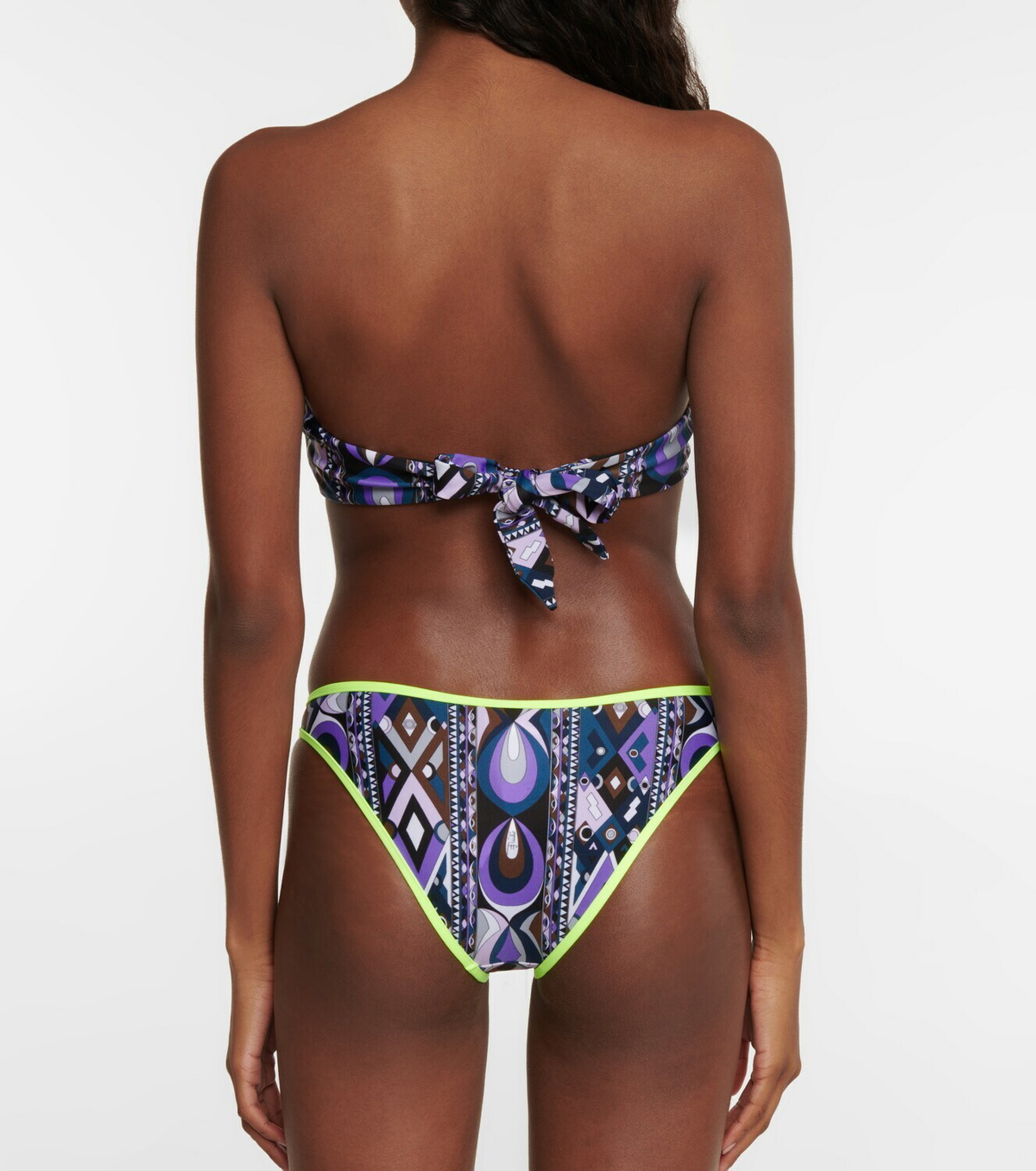 Pucci Printed Bandeau Bikini Top Emilio Pucci