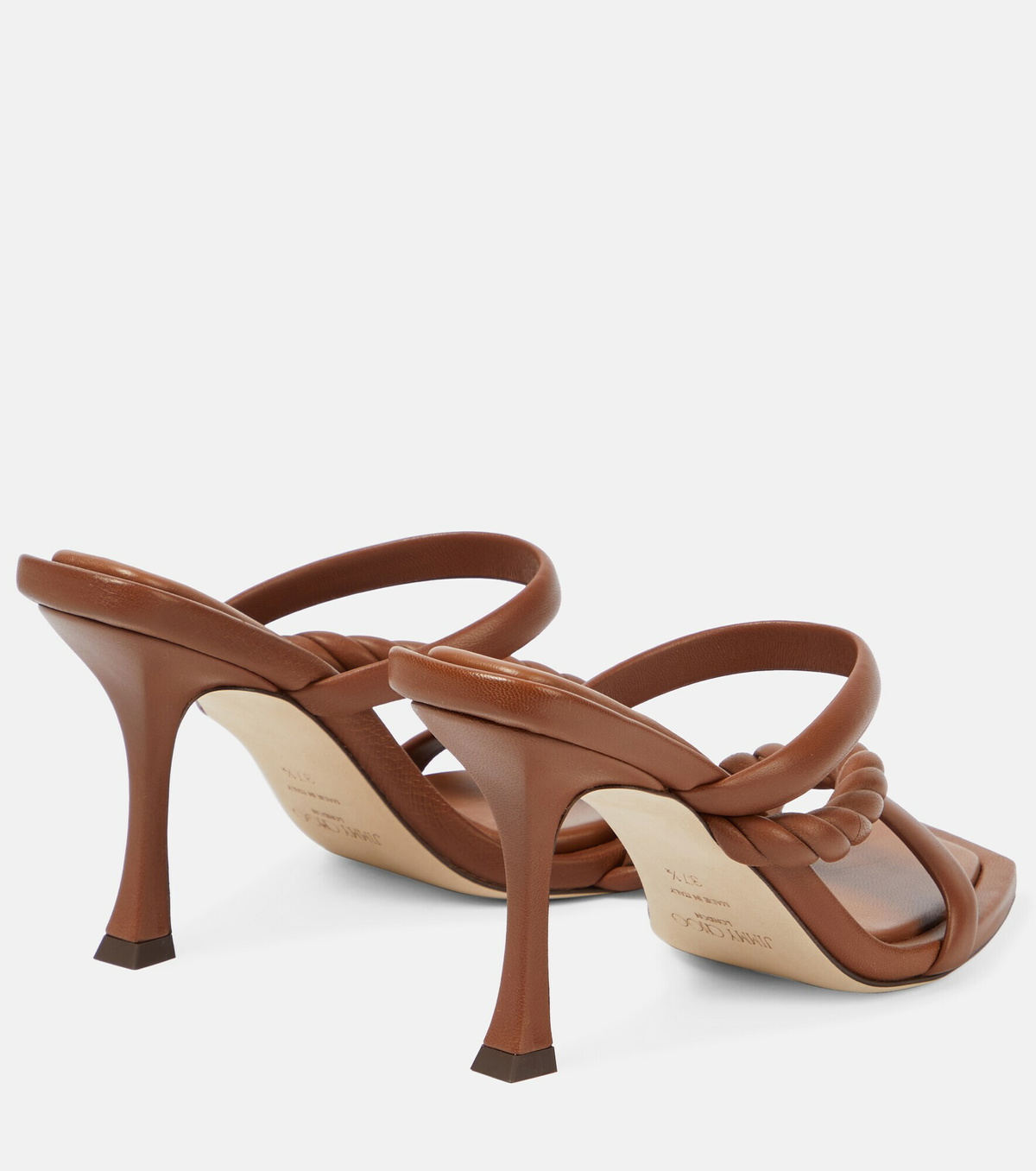 Jimmy Choo Diosa Leather Mules Jimmy Choo