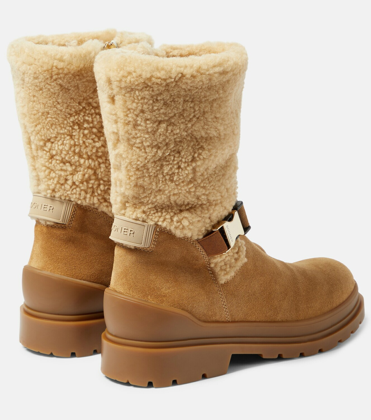 Bogner St Moritz Leather And Shearling Ankle Boots Bogner