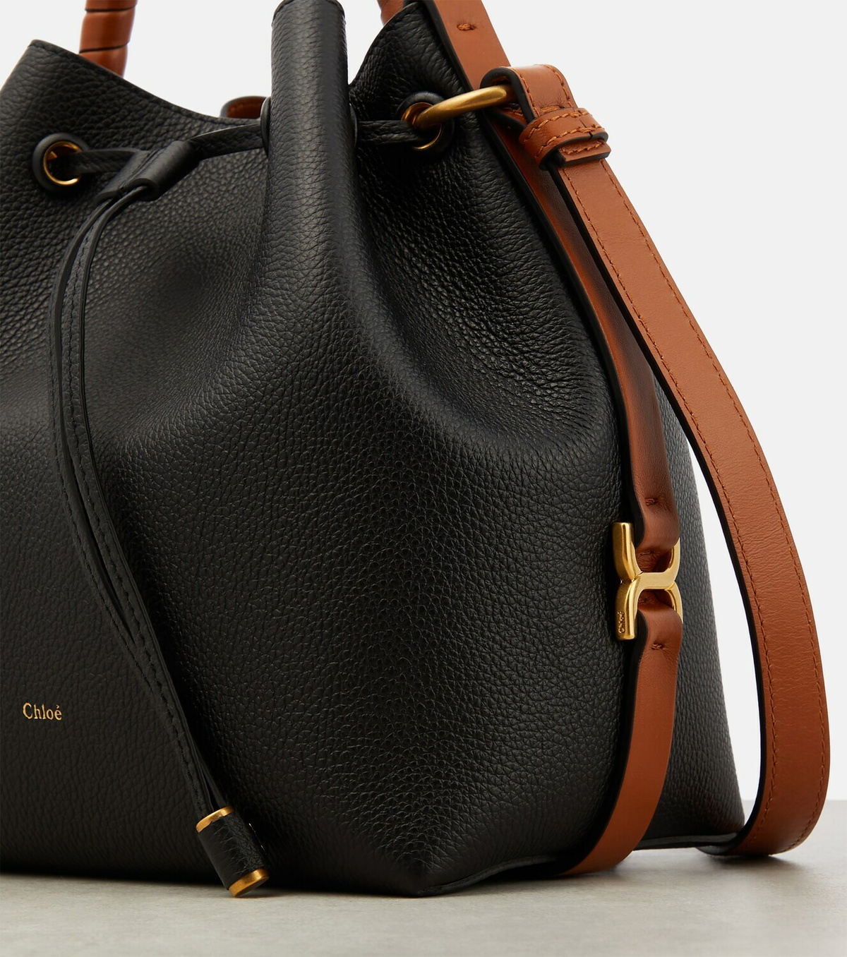 Chloé Marcie Small leather bucket bag Chloe