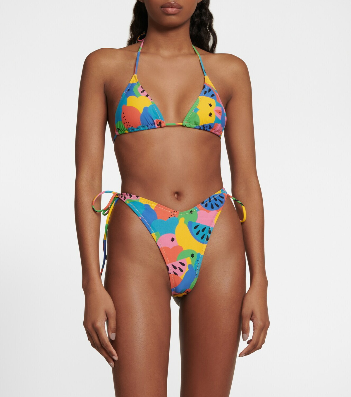 Reina Olga Susan Printed Triangle Bikini Top Reina Olga