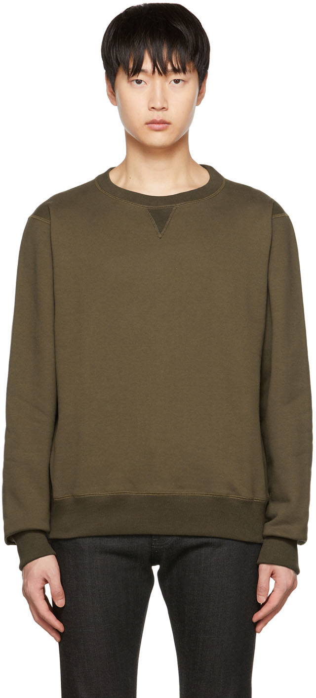 Naked Famous Denim Khaki Cotton Sweatshirt Naked And Famous Denim