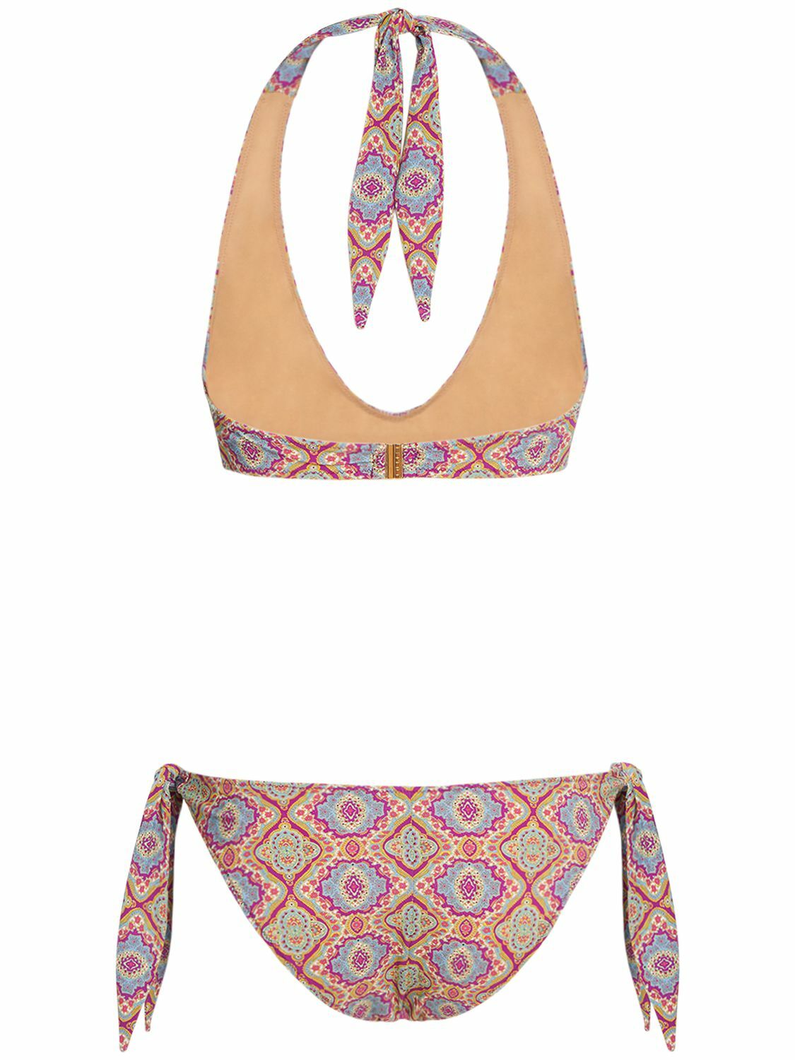 Etro Printed Lycra Triangle Bikini Set Etro