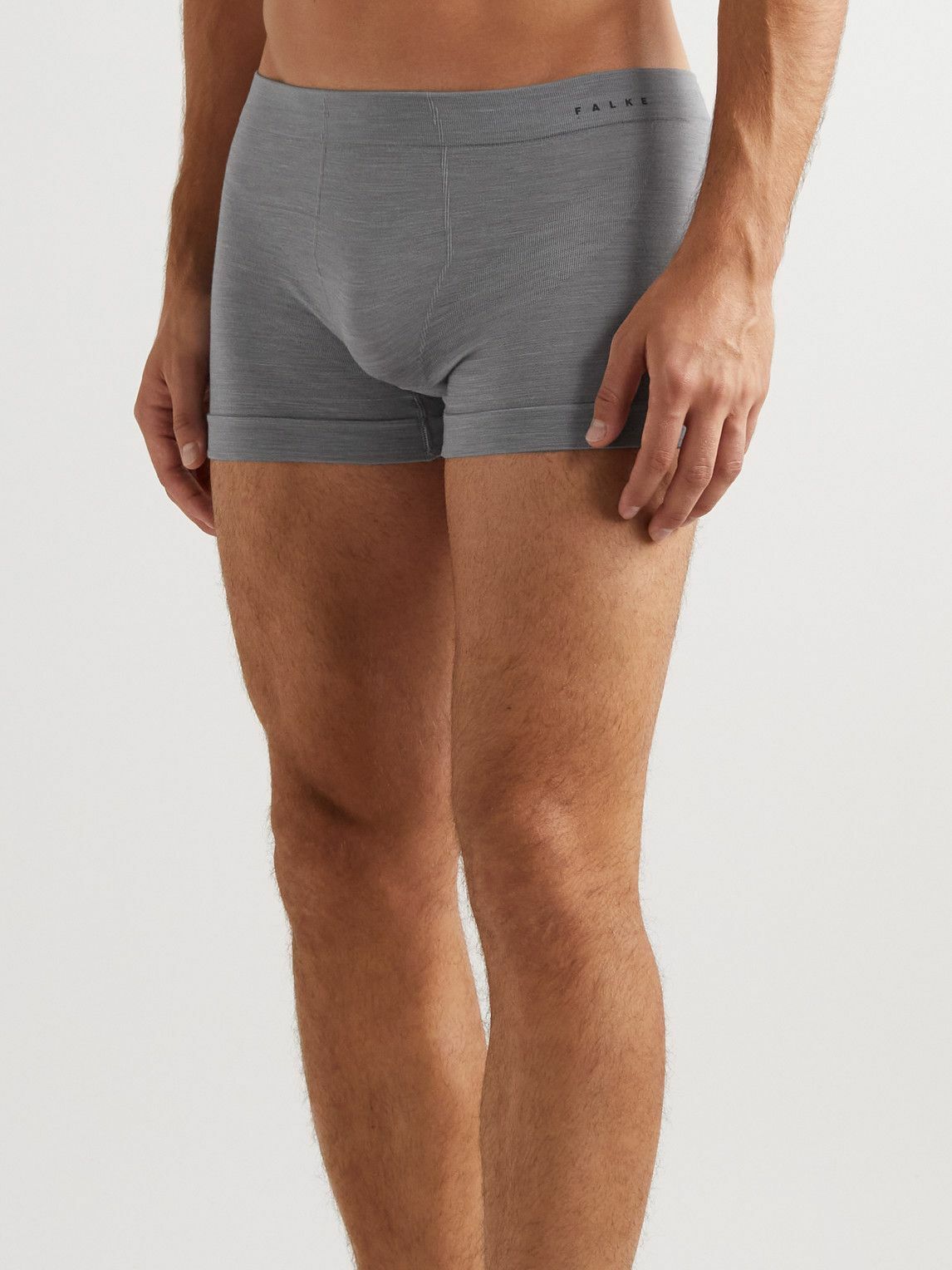 Falke Ergonomic Sport System Wool Blend Boxer Briefs Gray Falke