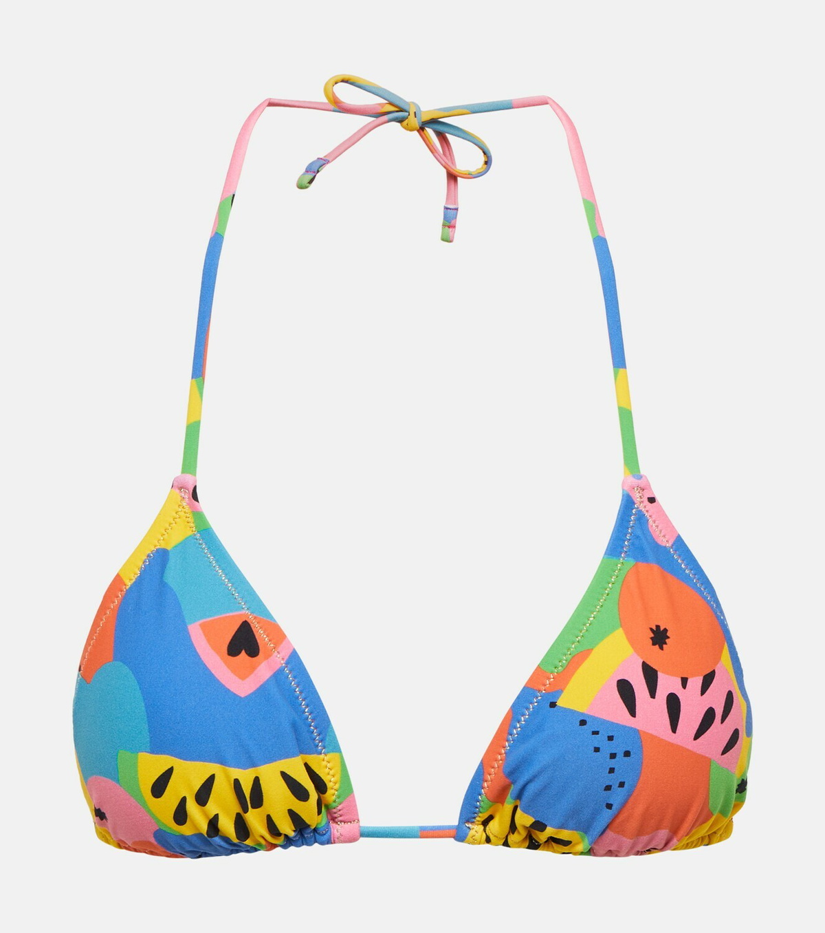 Reina Olga Susan Printed Triangle Bikini Top Reina Olga