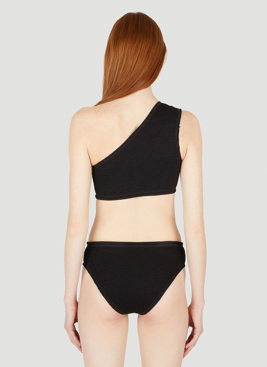 Crinkle Bikini In Black Bottega Veneta