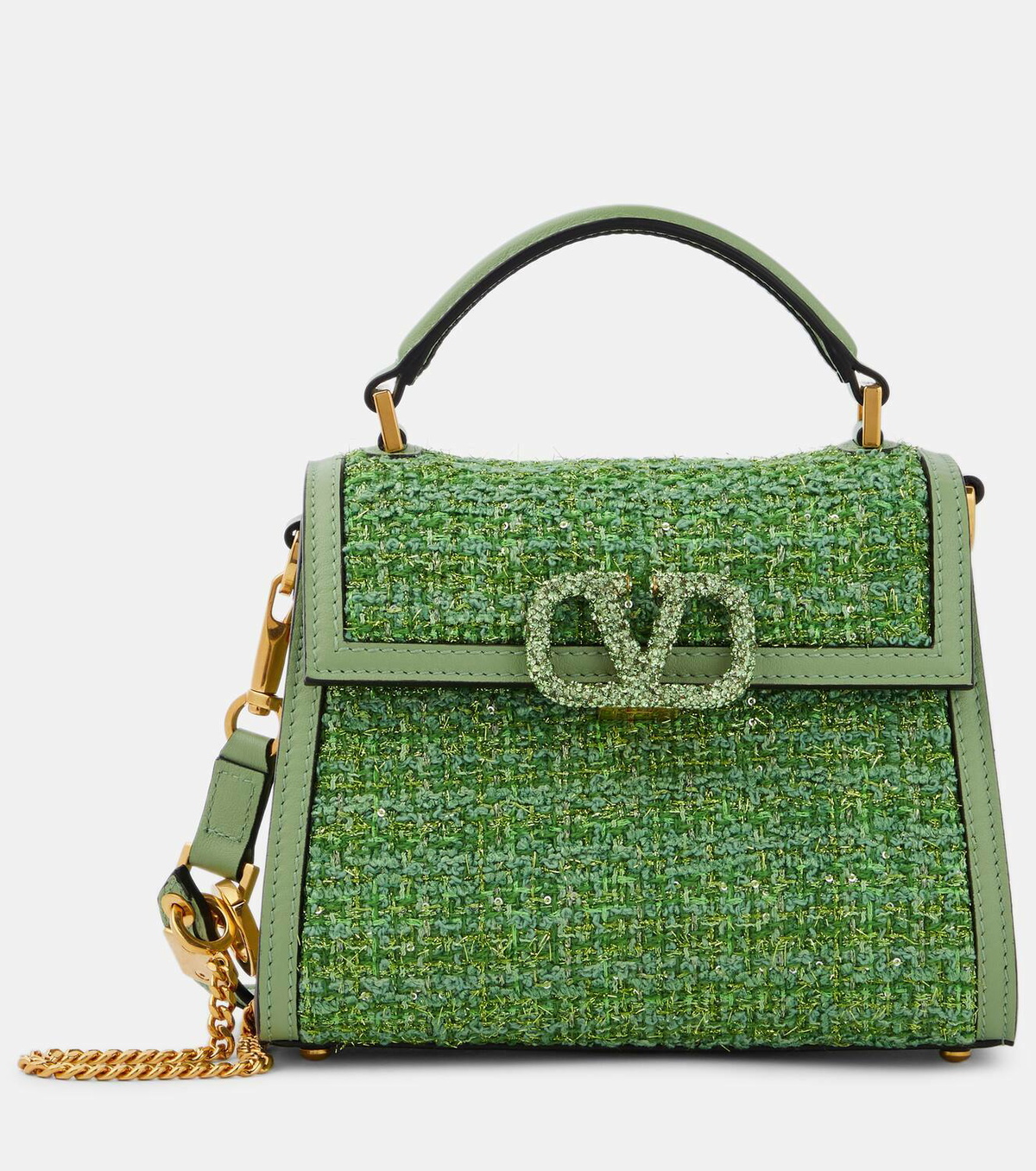 Valentino Garavani Vsling Mini Tweed Crossbody Bag Valentino Garavani