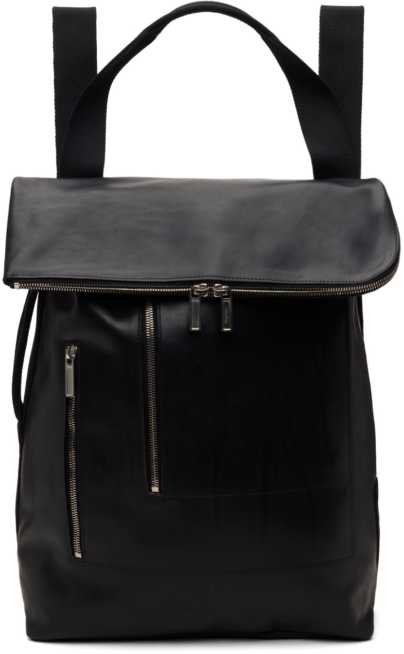 Rick Owens Black Cargo Backpack Rick Owens