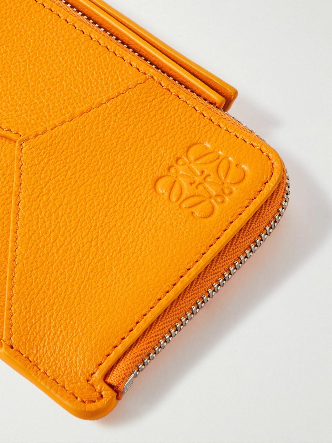 Loewe Puzzle Logo Debossed Leather Zipped Cardholder Loewe