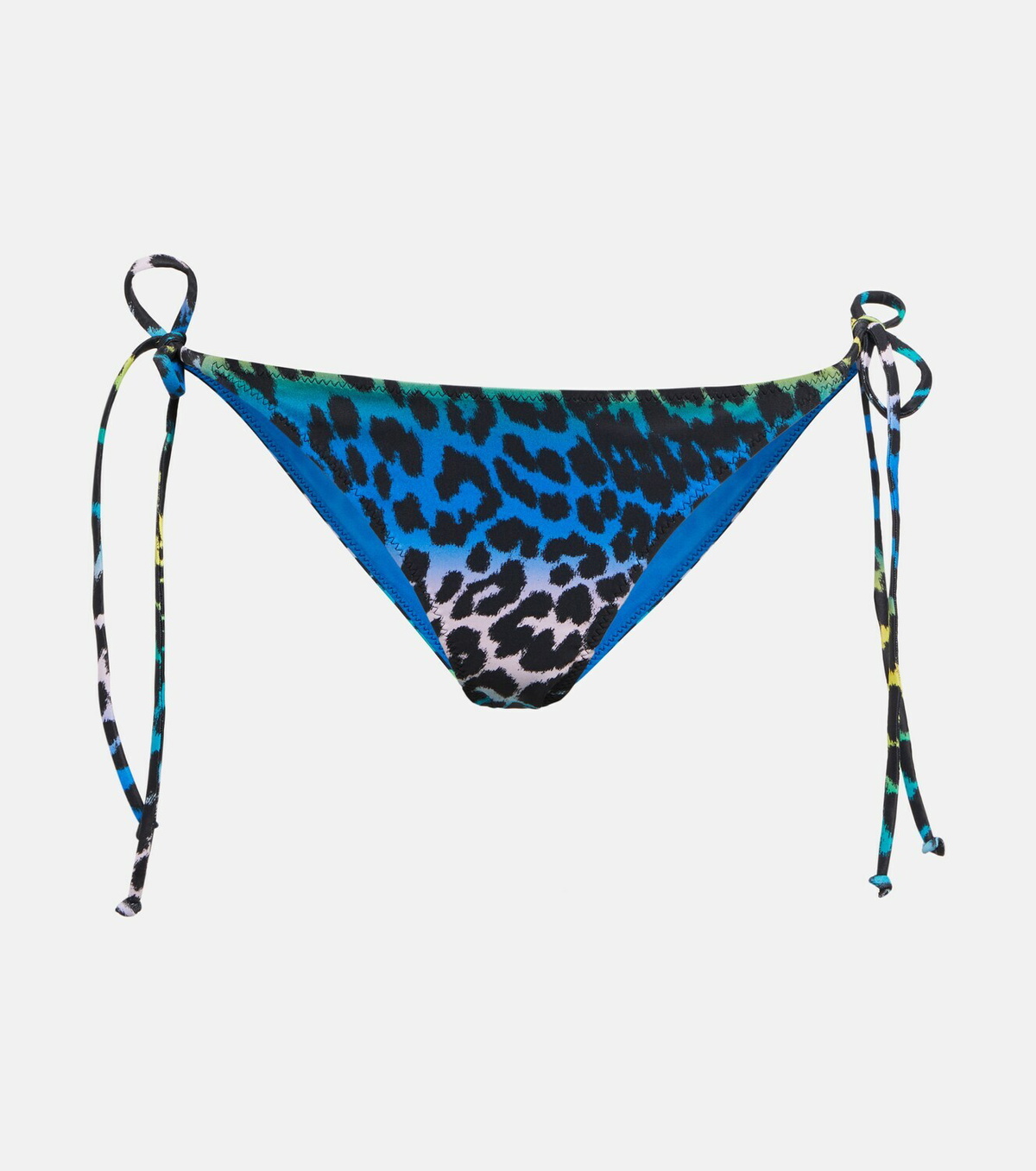 Ganni Leopard Print Bikini Bottoms Ganni