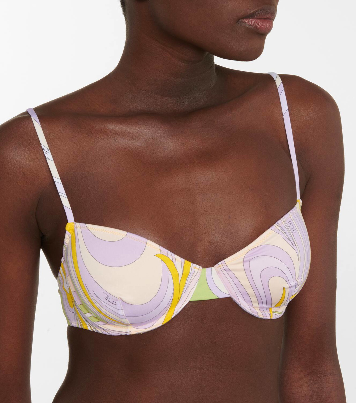 Emilio Pucci Beach Printed Bikini Top Emilio Pucci