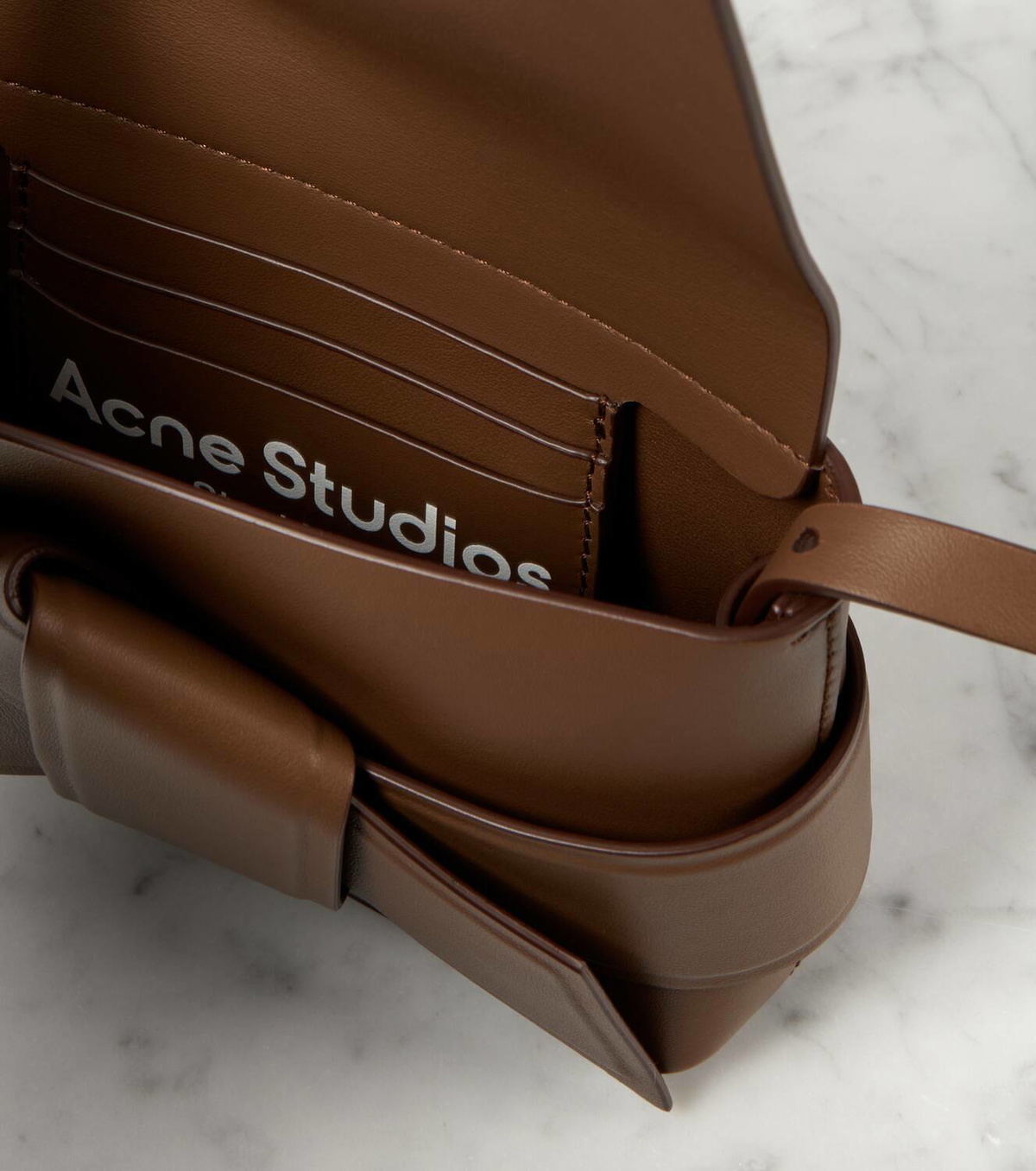 Acne Studios Musubi Mini Leather Crossbody Bag Acne Studios